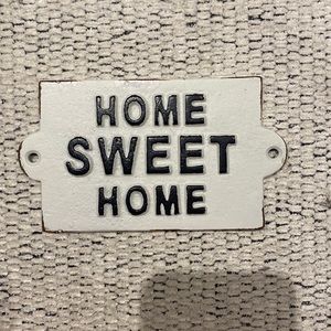 Home Sweet Home Metal Sign